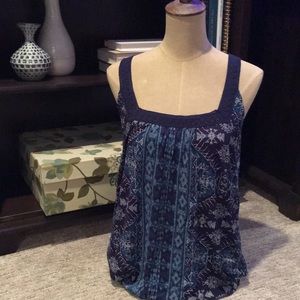 Lucky Brand Square Neck Tank S